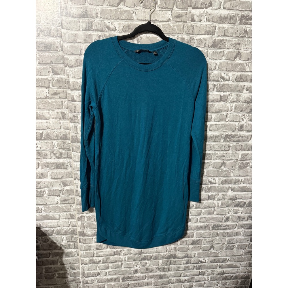 ATHLETA CRISS CROSS MODAL SWEATSHIRT DRESS/TUNIC TOP